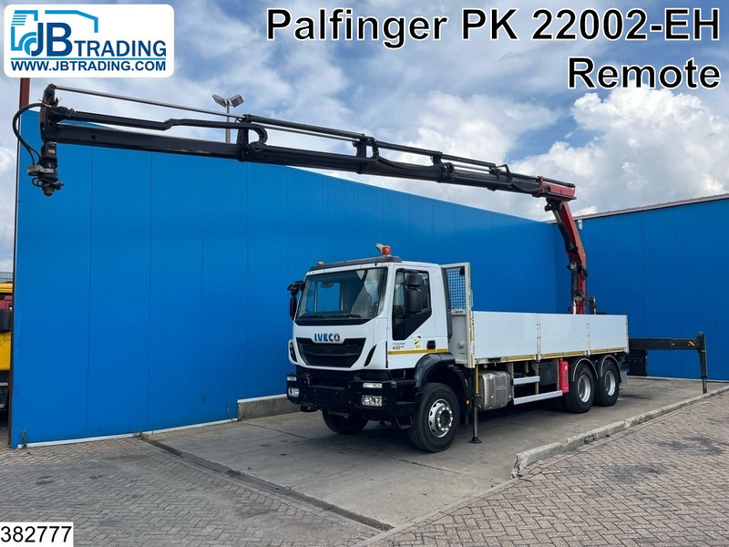 Iveco Trakker 410 6x4, EURO 6, Retarder, Palfinger, Remote - Бордови камион, Камион с кран: снимка 1 Iveco Trakker 410 6x4, EURO 6, Retarder, Palfinger, Remote - Бордови камион, Камион с кран: снимка 1