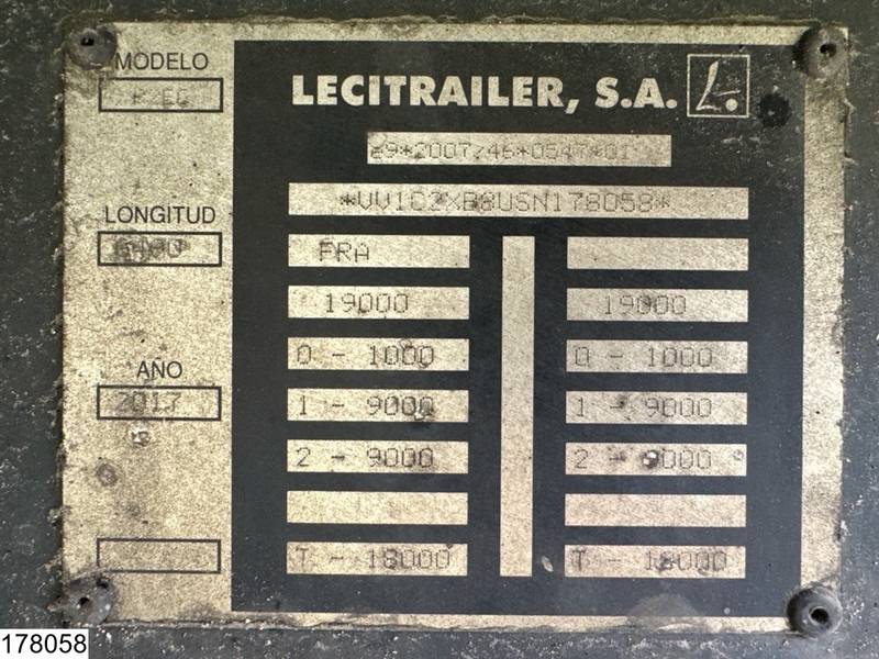 Lecitrailer Middenas Frigoblock EK 13 U - Рефрижератор ремарке: снимка 5 Lecitrailer Middenas Frigoblock EK 13 U - Рефрижератор ремарке: снимка 5