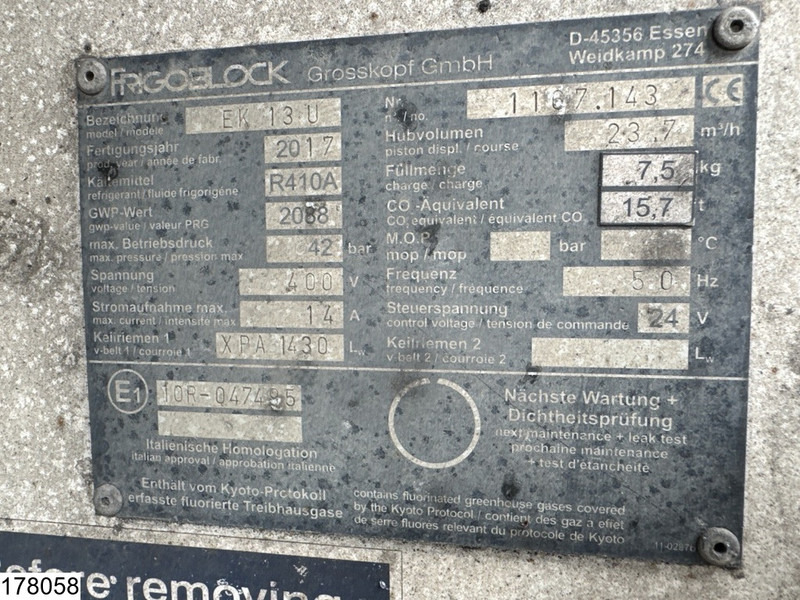 Lecitrailer Middenas Frigoblock EK 13 U - Рефрижератор ремарке: снимка 4 Lecitrailer Middenas Frigoblock EK 13 U - Рефрижератор ремарке: снимка 4