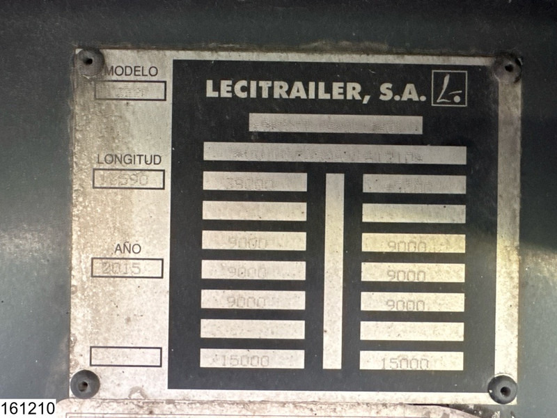 Lecitrailer gesloten bak Dhollandia - Затворена каросерия полуремарке: снимка 4 Lecitrailer gesloten bak Dhollandia - Затворена каросерия полуремарке: снимка 4