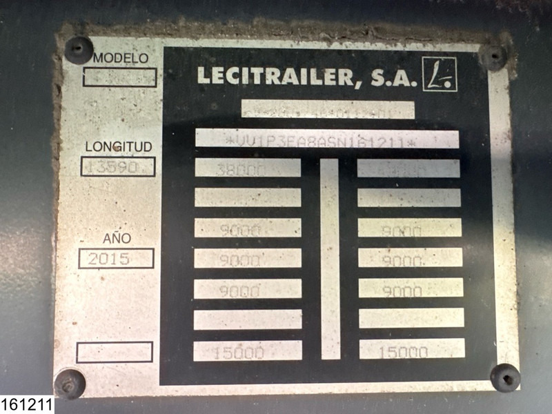 Lecitrailer gesloten bak Dhollandia - Затворена каросерия полуремарке: снимка 4 Lecitrailer gesloten bak Dhollandia - Затворена каросерия полуремарке: снимка 4