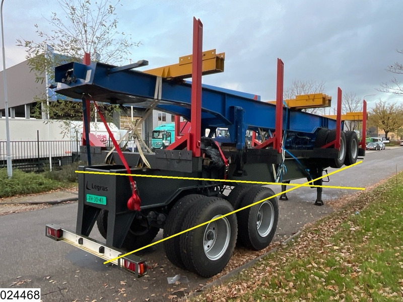 Legras Openlaadbak Wood transport, Steel suspension - Полуремарке за дърва: снимка 2 Legras Openlaadbak Wood transport, Steel suspension - Полуремарке за дърва: снимка 2