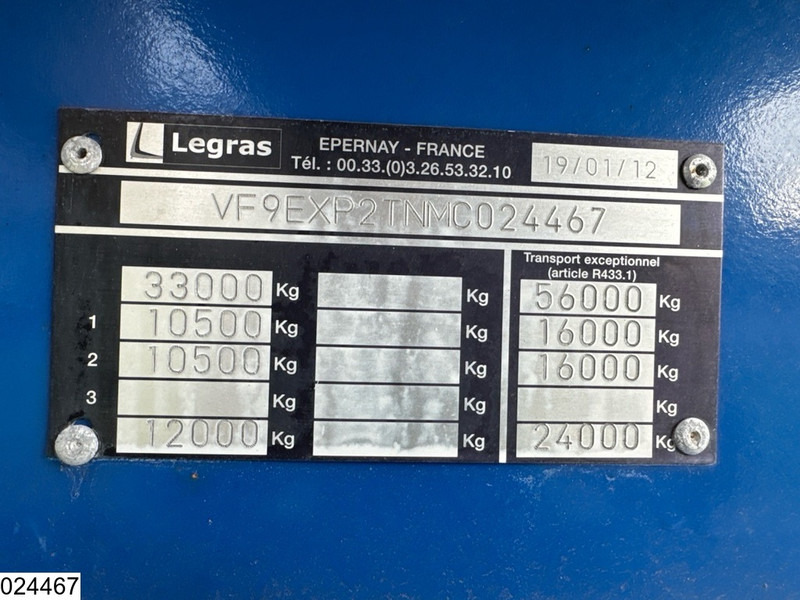 Legras Openlaadbak Wood transport, Steel suspension - Полуремарке за дърва: снимка 3 Legras Openlaadbak Wood transport, Steel suspension - Полуремарке за дърва: снимка 3