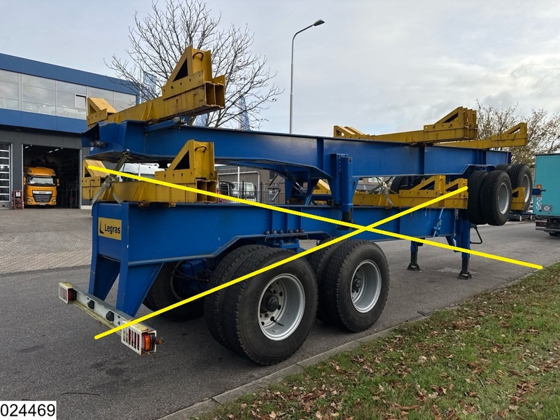 Legras Openlaadbak Wood transport, Steel suspension - Полуремарке за дърва: снимка 2 Legras Openlaadbak Wood transport, Steel suspension - Полуремарке за дърва: снимка 2