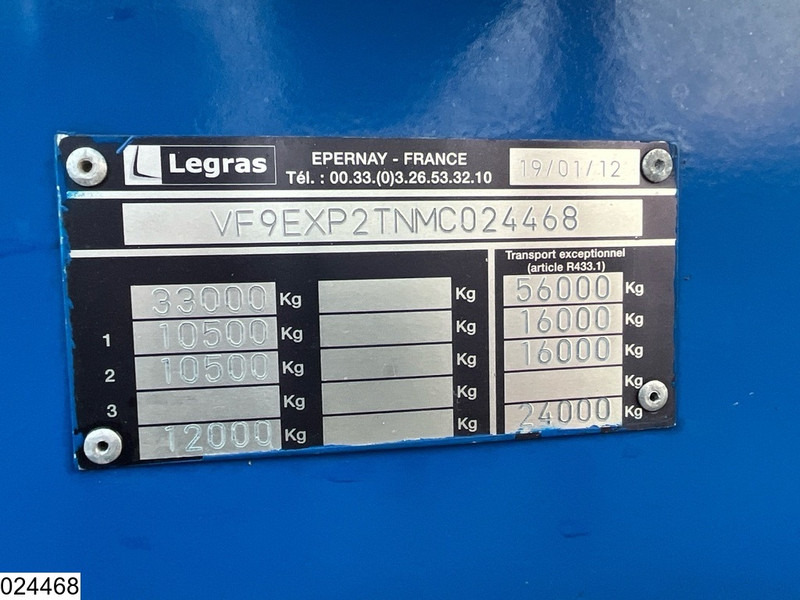 Legras Openlaadbak Wood transport, Steel suspension - Полуремарке за дърва: снимка 3 Legras Openlaadbak Wood transport, Steel suspension - Полуремарке за дърва: снимка 3