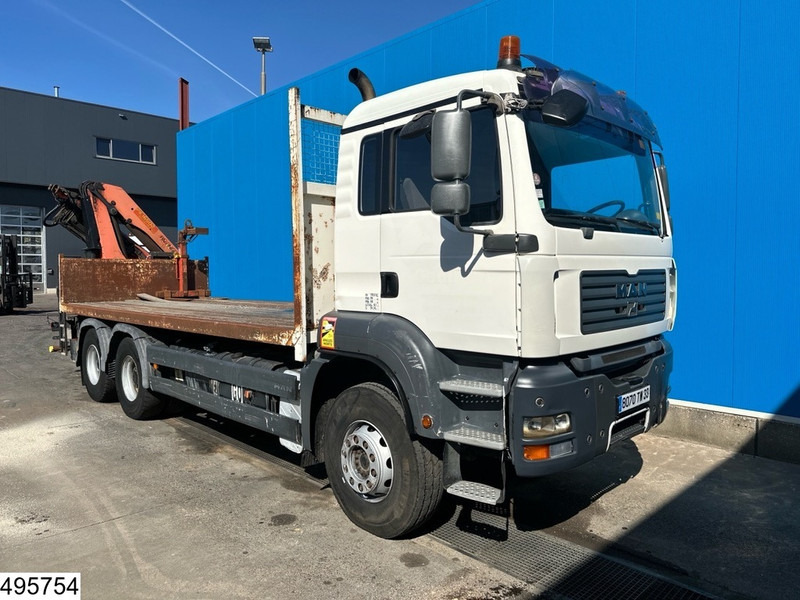 MAN TGA 26 360 6X4, Manual, Steel suspension, Palfinger - Бордови камион, Камион с кран: снимка 2 MAN TGA 26 360 6X4, Manual, Steel suspension, Palfinger - Бордови камион, Камион с кран: снимка 2