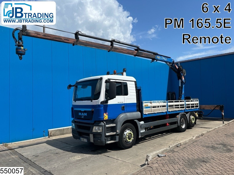 MAN TGS 26 360 6x4, EURO 5, PM, Remote, Hydrodrive - Бордови камион, Камион с кран: снимка 1 MAN TGS 26 360 6x4, EURO 5, PM, Remote, Hydrodrive - Бордови камион, Камион с кран: снимка 1
