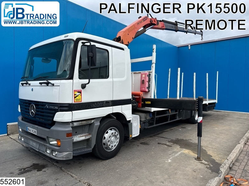 Mercedes-Benz Actros 1831 Palfinger, Remote, Manual - Бордови камион, Камион с кран: снимка 1 Mercedes-Benz Actros 1831 Palfinger, Remote, Manual - Бордови камион, Камион с кран: снимка 1