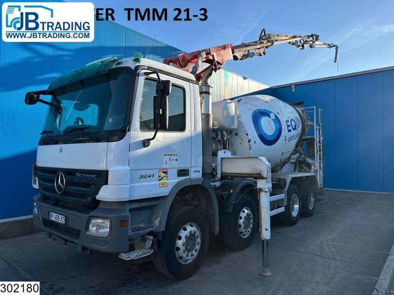 Mercedes-Benz Actros 3241 8x4, PUMI, Putzmeister, 21 MTR, Telligent 16 - Бетон помпа: снимка 1 Mercedes-Benz Actros 3241 8x4, PUMI, Putzmeister, 21 MTR, Telligent 16 - Бетон помпа: снимка 1