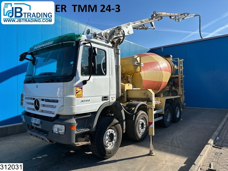 Mercedes-Benz Actros 3244 8x4, PUMI, Putzmeister, 24 MTR, Telligent 16 - Бетон помпа: снимка 1 Mercedes-Benz Actros 3244 8x4, PUMI, Putzmeister, 24 MTR, Telligent 16 - Бетон помпа: снимка 1