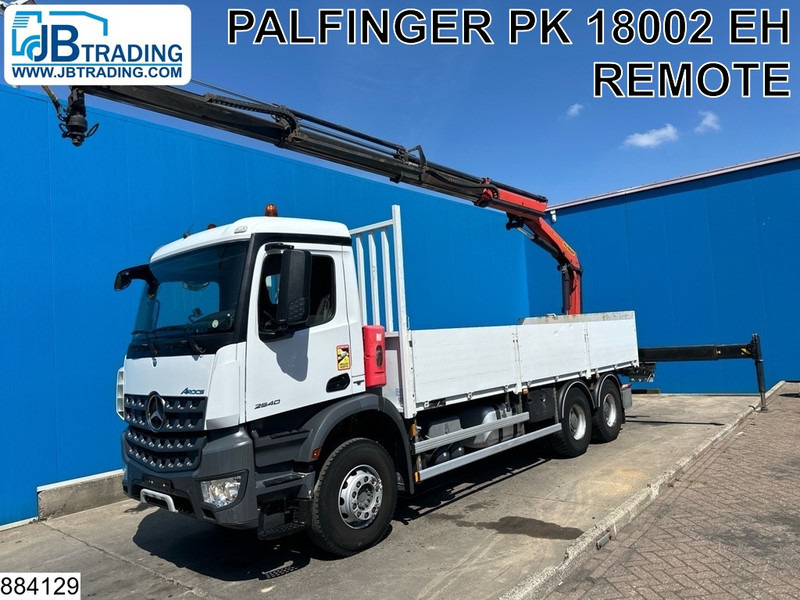 Mercedes-Benz Arocs 2640 6X4, EURO 6, Steel suspension, Retarder - Бордови камион, Камион с кран: снимка 1 Mercedes-Benz Arocs 2640 6X4, EURO 6, Steel suspension, Retarder - Бордови камион, Камион с кран: снимка 1