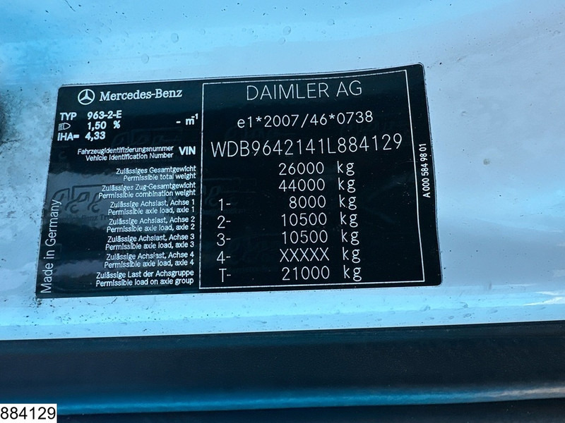 Бордови камион, Камион с кран Mercedes-Benz Arocs 2640 6X4, EURO 6, Steel suspension, Retarder: снимка 7