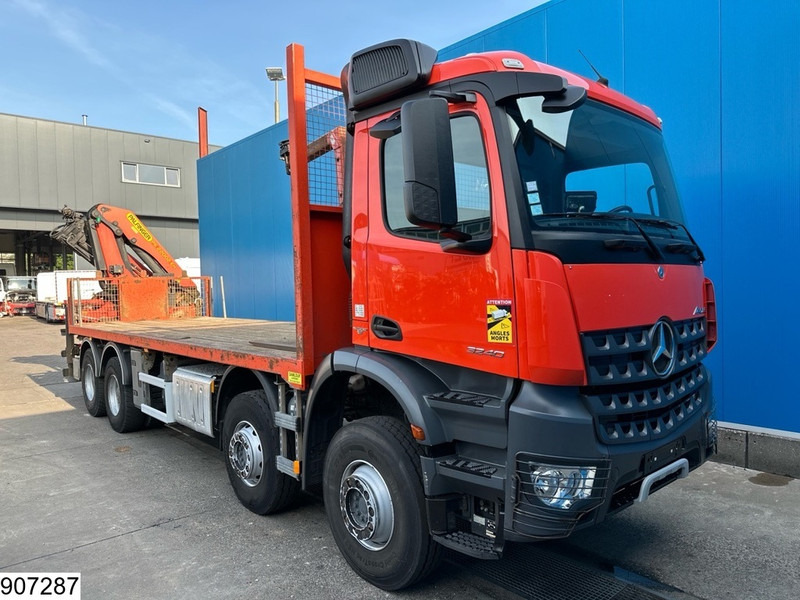 Mercedes-Benz Arocs 3240 8X4, EURO 6, Steel suspension, Palfinger - Бордови камион, Камион с кран: снимка 3 Mercedes-Benz Arocs 3240 8X4, EURO 6, Steel suspension, Palfinger - Бордови камион, Камион с кран: снимка 3