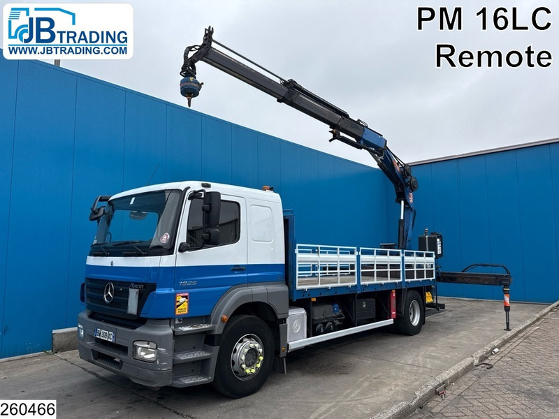 Mercedes-Benz Axor 1829 Manual, PM, Remote control - Бордови камион, Камион с кран: снимка 1 Mercedes-Benz Axor 1829 Manual, PM, Remote control - Бордови камион, Камион с кран: снимка 1