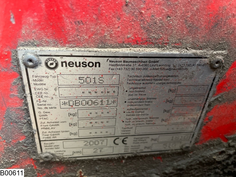 Neuson 501 S 510KG, 3.5M, 2417h - Колесен товарач: снимка 5 Neuson 501 S 510KG, 3.5M, 2417h - Колесен товарач: снимка 5