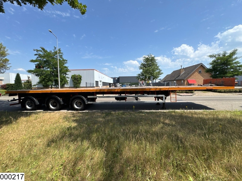 Бордово полуремарке/ Платформа Nooteboom open laadbak 55000 KG, 34.85 m, 2 X Extandable: снимка 8