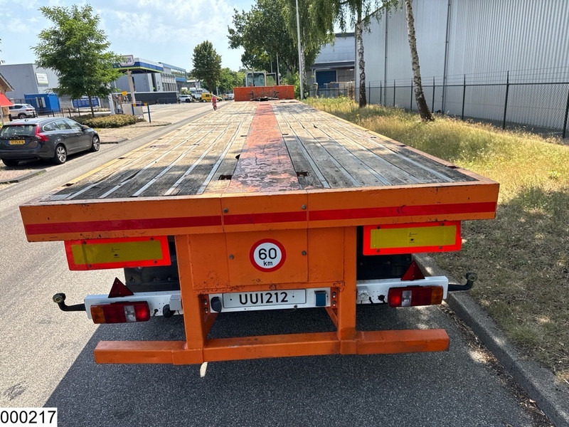 Бордово полуремарке/ Платформа Nooteboom open laadbak 55000 KG, 34.85 m, 2 X Extandable: снимка 14