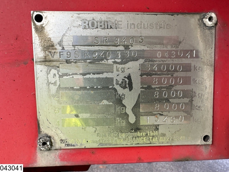 ROBINE Gas 48028 Liter, LPG GPL gas tank, Gaz, 1 Compartment - Полуремарке цистерна: снимка 4 ROBINE Gas 48028 Liter, LPG GPL gas tank, Gaz, 1 Compartment - Полуремарке цистерна: снимка 4
