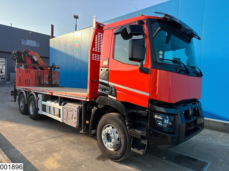 Renault C 430 6x4, EURO 6, Retarder, Palfinger,Remote - Бордови камион, Камион с кран: снимка 2 Renault C 430 6x4, EURO 6, Retarder, Palfinger,Remote - Бордови камион, Камион с кран: снимка 2
