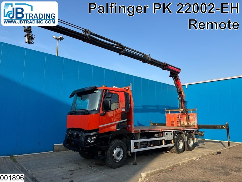 Renault C 430 6x4, EURO 6, Retarder, Palfinger,Remote - Бордови камион, Камион с кран: снимка 1 Renault C 430 6x4, EURO 6, Retarder, Palfinger,Remote - Бордови камион, Камион с кран: снимка 1