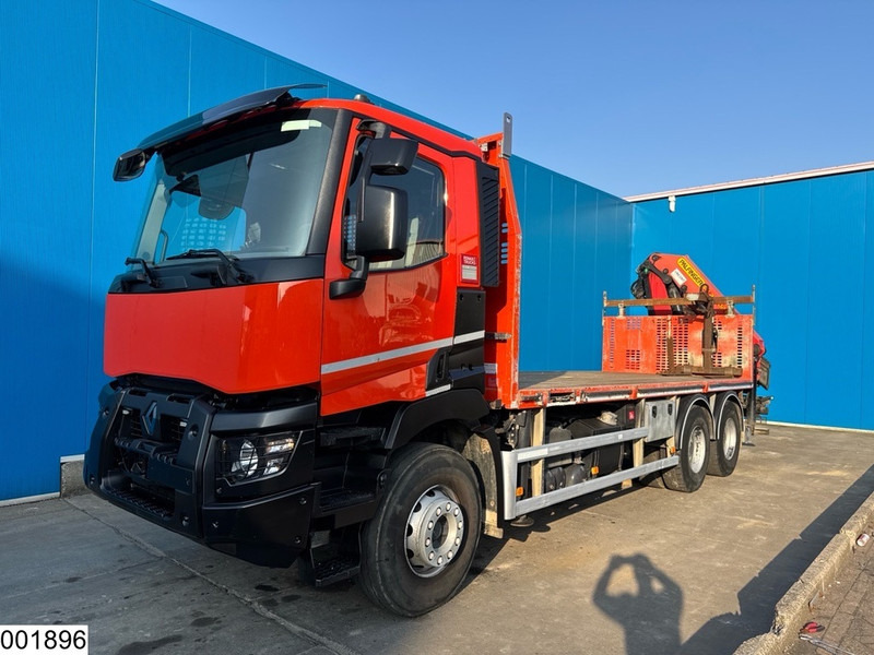 Renault C 430 6x4, EURO 6, Retarder, Palfinger,Remote - Бордови камион, Камион с кран: снимка 4 Renault C 430 6x4, EURO 6, Retarder, Palfinger,Remote - Бордови камион, Камион с кран: снимка 4