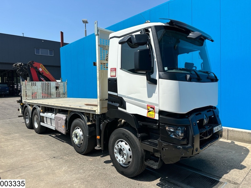 Renault C 430 8X4, EURO 6, Steel suspension, Palfinger - Бордови камион, Камион с кран: снимка 3 Renault C 430 8X4, EURO 6, Steel suspension, Palfinger - Бордови камион, Камион с кран: снимка 3