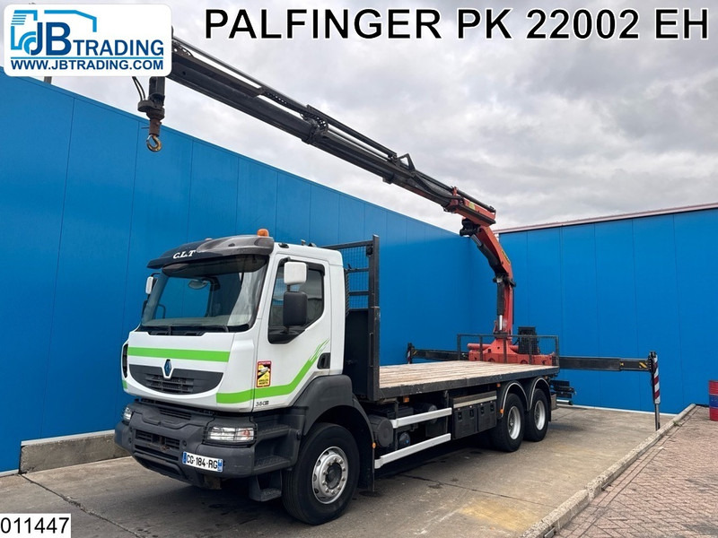 Renault Kerax 380 Dxi 6X4, EURO 5, Palfinger, Manual - Бордови камион, Камион с кран: снимка 1 Renault Kerax 380 Dxi 6X4, EURO 5, Palfinger, Manual - Бордови камион, Камион с кран: снимка 1