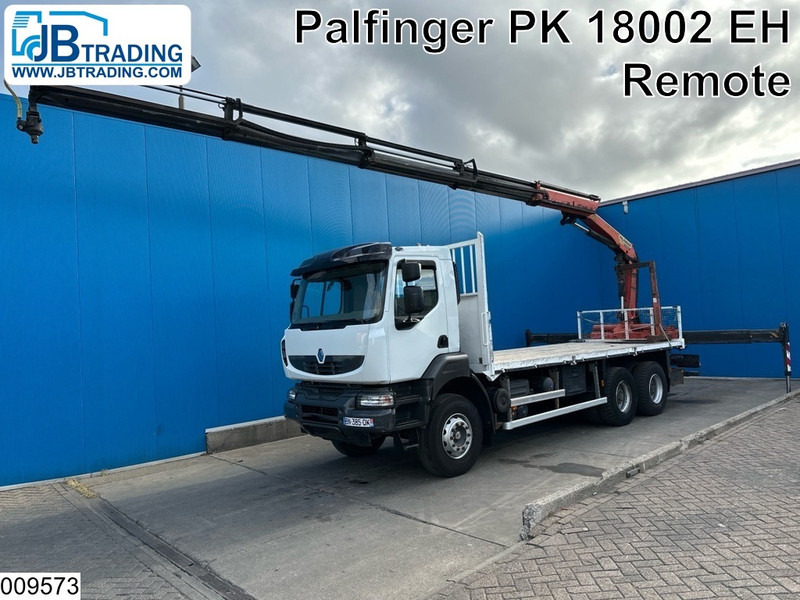 Renault Kerax 380 Dxi 6X4, EURO 6, Retarder, Palfinger, Remote - Бордови камион, Камион с кран: снимка 1 Renault Kerax 380 Dxi 6X4, EURO 6, Retarder, Palfinger, Remote - Бордови камион, Камион с кран: снимка 1