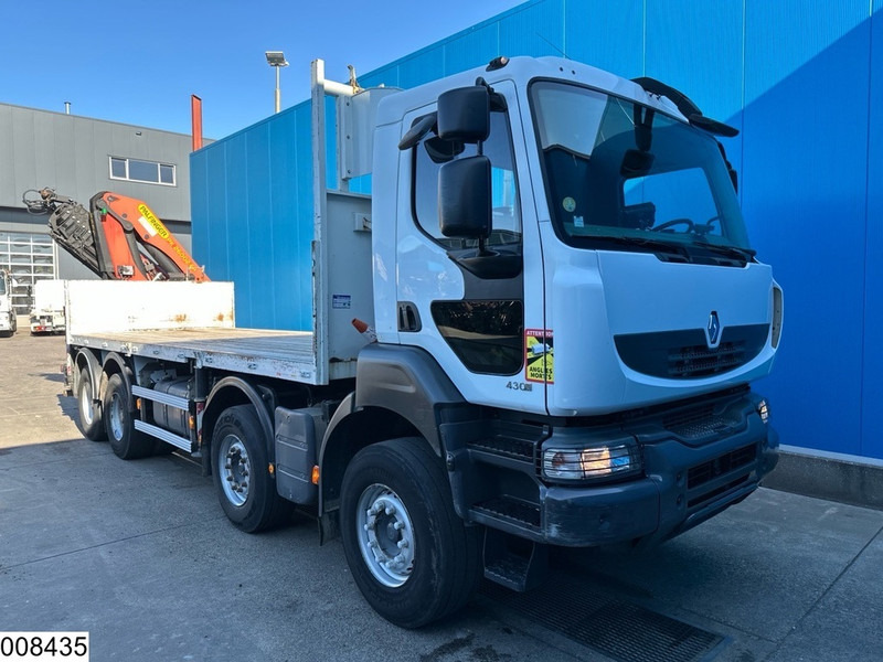 Renault Kerax 430 Dxi 8x4, EURO 5, Palfinger, Remote, Steel suspenion - Бордови камион, Камион с кран: снимка 3 Renault Kerax 430 Dxi 8x4, EURO 5, Palfinger, Remote, Steel suspenion - Бордови камион, Камион с кран: снимка 3