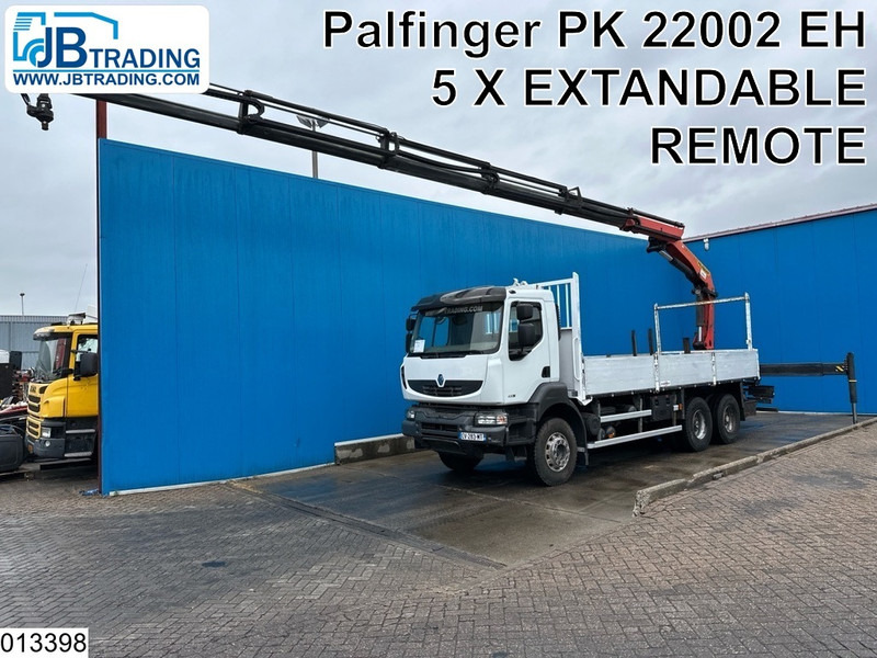 Renault Kerax 430 Dxi EURO 5, Retarder, Steel suspension, Palfinger - Бордови камион, Камион с кран: снимка 1 Renault Kerax 430 Dxi EURO 5, Retarder, Steel suspension, Palfinger - Бордови камион, Камион с кран: снимка 1