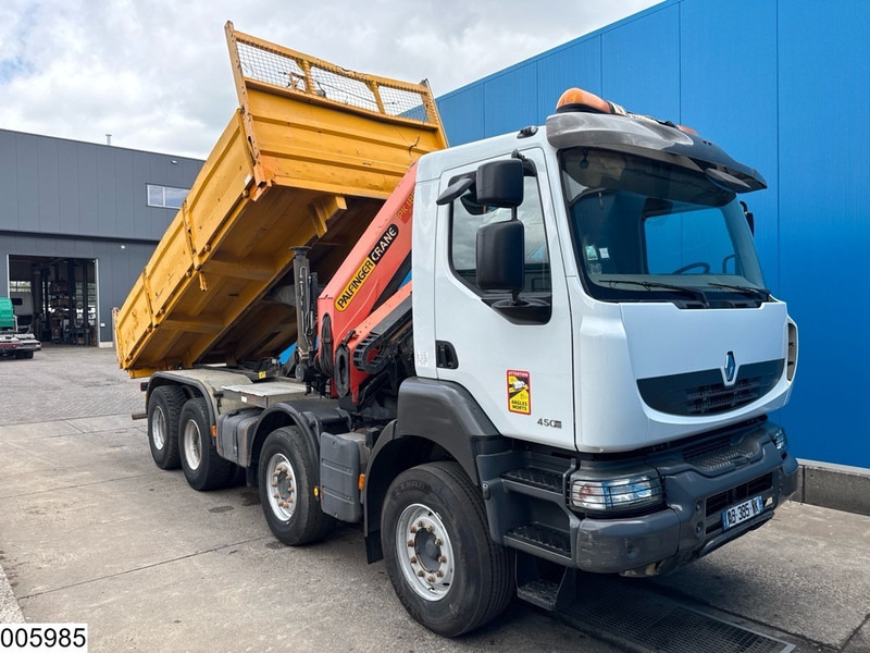 Renault Kerax 450 Dxi 8X4, Manual, Steel suspension, Retarder - Самосвал камион, Камион с кран: снимка 3 Renault Kerax 450 Dxi 8X4, Manual, Steel suspension, Retarder - Самосвал камион, Камион с кран: снимка 3