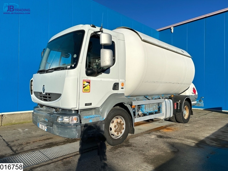 Renault Midlum 220 17013 Liter, LPG GPL, Gastank, Steel suspension - Камион цистерна: снимка 1 Renault Midlum 220 17013 Liter, LPG GPL, Gastank, Steel suspension - Камион цистерна: снимка 1