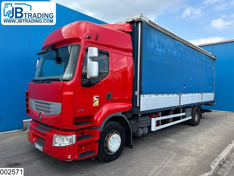 Renault Premium 380 Dxi EURO 5, Palfinger, PTO - Камион с брезент: снимка 1 Renault Premium 380 Dxi EURO 5, Palfinger, PTO - Камион с брезент: снимка 1