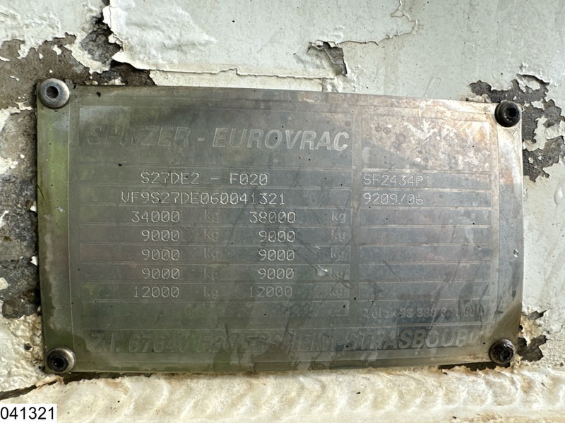 SPITZER Silo 34000 Liter, Silo, Bulk - Полуремарке цистерна: снимка 4 SPITZER Silo 34000 Liter, Silo, Bulk - Полуремарке цистерна: снимка 4
