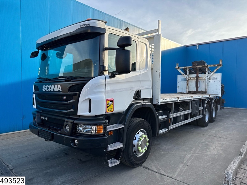 Scania P 410 6x4, EURO 6, Hiab, Remote, Retarder - Бордови камион, Камион с кран: снимка 3 Scania P 410 6x4, EURO 6, Hiab, Remote, Retarder - Бордови камион, Камион с кран: снимка 3