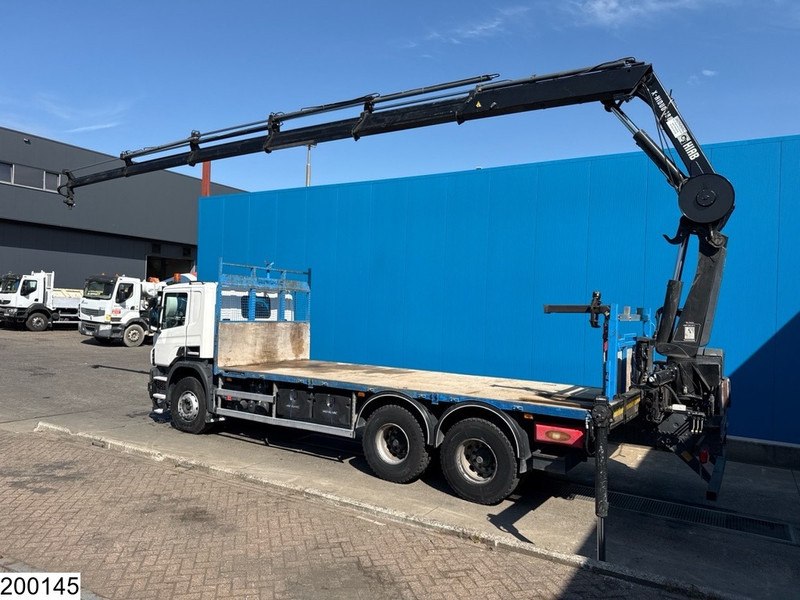 Scania P 410 6x4, EURO 6, Retarder, HIAB, Remote - Бордови камион, Камион с кран: снимка 2 Scania P 410 6x4, EURO 6, Retarder, HIAB, Remote - Бордови камион, Камион с кран: снимка 2