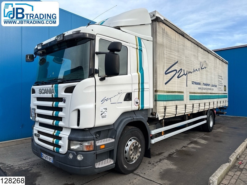 Scania R 270 Manual, Dhollandia - Камион с брезент: снимка 1 Scania R 270 Manual, Dhollandia - Камион с брезент: снимка 1