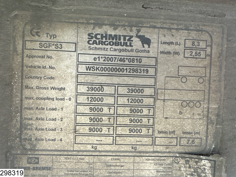 Schmitz Cargobull kipper - Самосвал полуремарке: снимка 4 Schmitz Cargobull kipper - Самосвал полуремарке: снимка 4