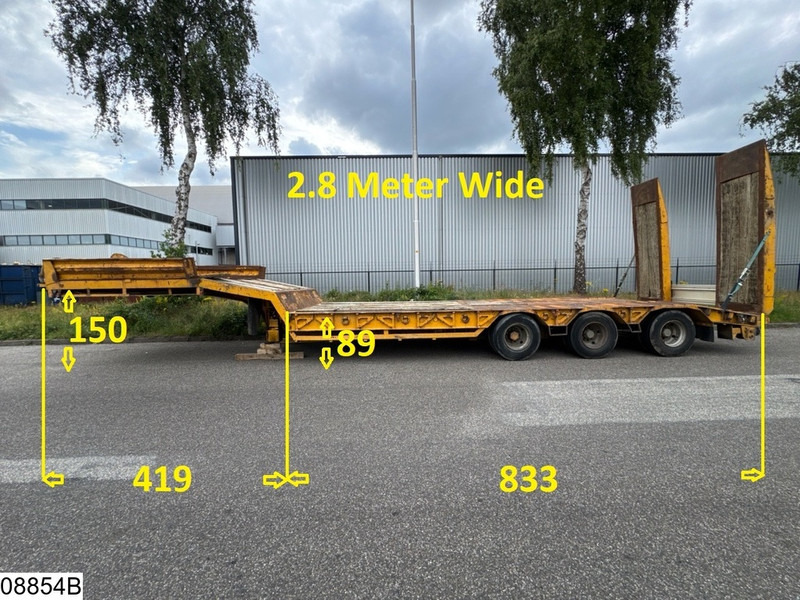 Trax Lowbed 53.000 KG - Нискорамна площадка полуремарке: снимка 2 Trax Lowbed 53.000 KG - Нискорамна площадка полуремарке: снимка 2