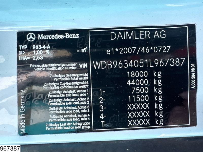 Лизинг на Mercedes-Benz Actros 1843 EURO 6, Hydrauliek, Retarder, LOHR Mercedes-Benz Actros 1843 EURO 6, Hydrauliek, Retarder, LOHR: снимка 7