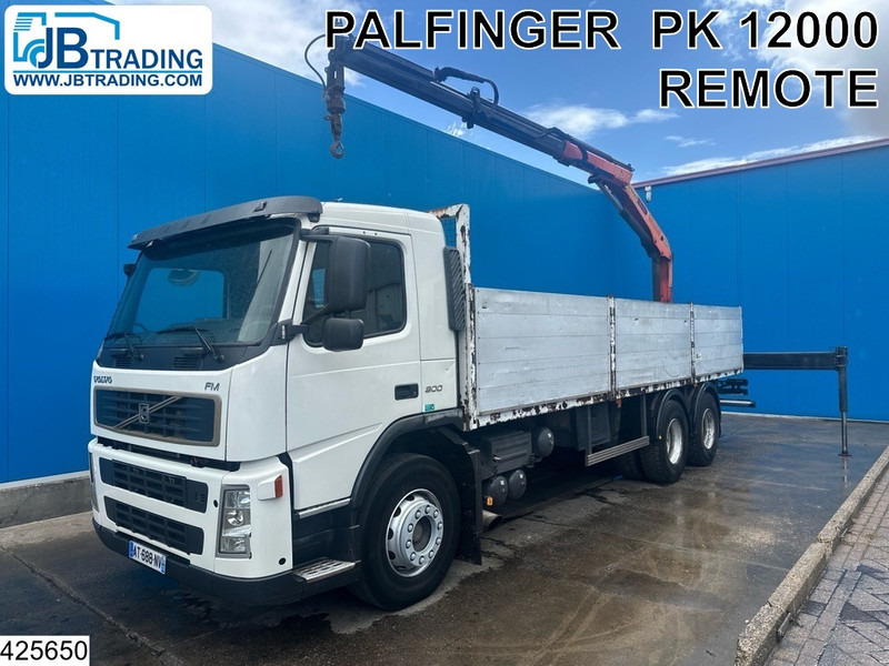 Volvo FM 300 6 X 2, Manual, Steel suspension, Palfinger - Бордови камион, Камион с кран: снимка 1 Volvo FM 300 6 X 2, Manual, Steel suspension, Palfinger - Бордови камион, Камион с кран: снимка 1