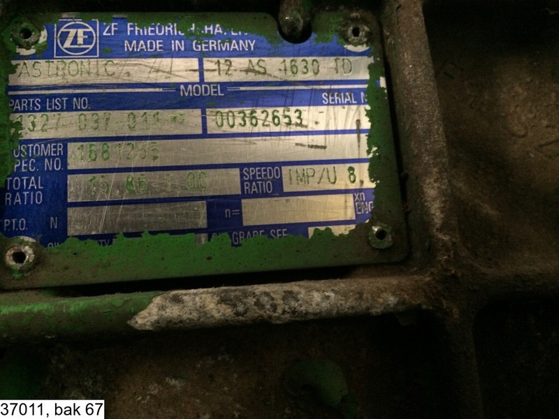 ZF 12 AS 4630 TD, Astronic, Automatic - Скоростна кутия: снимка 2 ZF 12 AS 4630 TD, Astronic, Automatic - Скоростна кутия: снимка 2