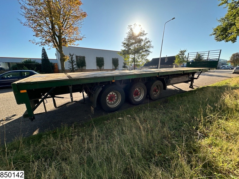 Бордово полуремарке/ Платформа Zwalve open laadbak 41.000 KG: снимка 8