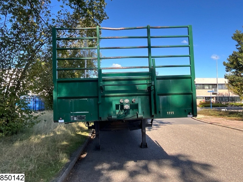 Бордово полуремарке/ Платформа Zwalve open laadbak 41.000 KG: снимка 13