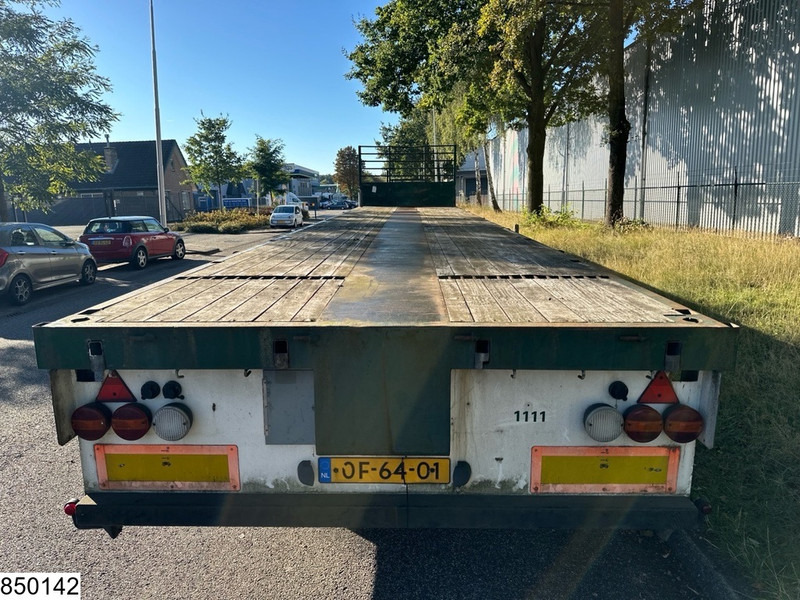 Бордово полуремарке/ Платформа Zwalve open laadbak 41.000 KG: снимка 10