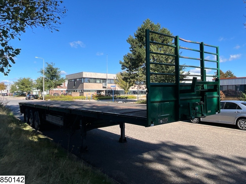 Бордово полуремарке/ Платформа Zwalve open laadbak 41.000 KG: снимка 6