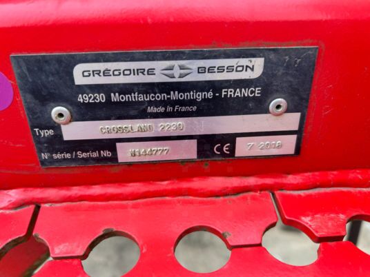 Gregoire Besson CROSSLAND - Култиватор: снимка 4 Gregoire Besson CROSSLAND - Култиватор: снимка 4