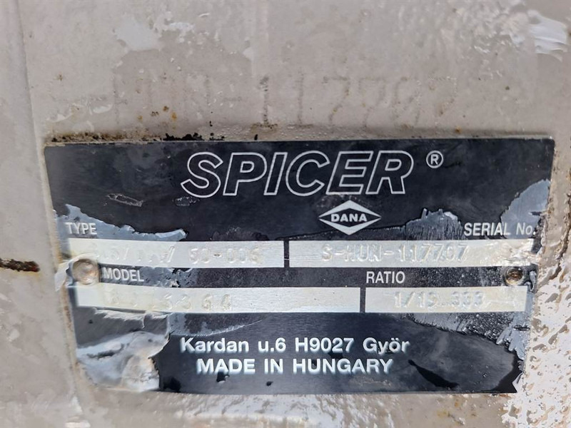 Atlas 65-Spicer Dana 315/111/50-8006364-Axle/Achse/As - Ос и части за Строителна техника: снимка 4 Atlas 65-Spicer Dana 315/111/50-8006364-Axle/Achse/As - Ос и части за Строителна техника: снимка 4