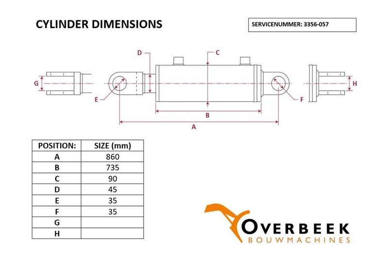 Atlas - Lifting cylinder/Hubzylinder/Hefcilinder - Хидравлика: снимка 4 Atlas - Lifting cylinder/Hubzylinder/Hefcilinder - Хидравлика: снимка 4