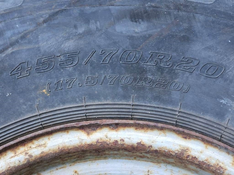 DUNLOP 455/70-R20 (17.5/70R20) - Tire/Reifen/Band - Гуми и джанти за Строителна техника: снимка 5 DUNLOP 455/70-R20 (17.5/70R20) - Tire/Reifen/Band - Гуми и джанти за Строителна техника: снимка 5